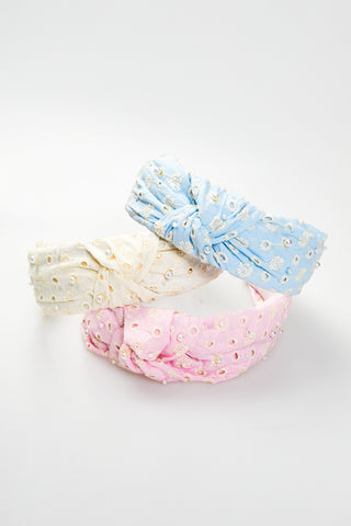 Ellie Pearl Knot Headband