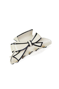 Two-Tone Bow Hair Claw