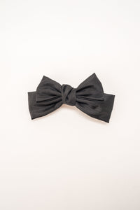 Brynn Dupioni Bow Barrette