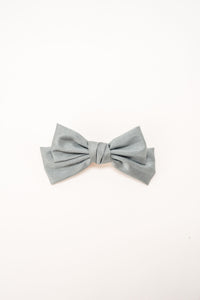 Brynn Dupioni Bow Barrette