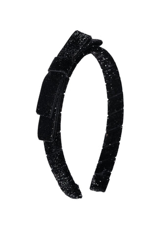 Sparkle Velvet Bow Headband