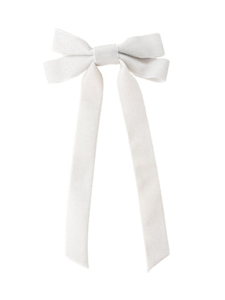 Sparkle Velvet Bow Barrette