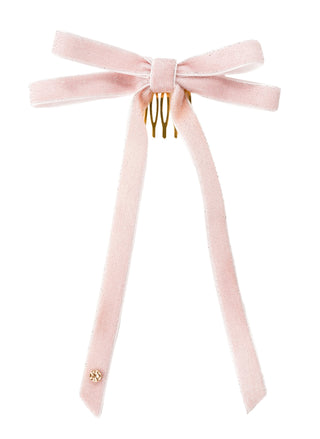 Sparkle Velvet Bow Comb