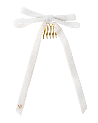 Sparkle Velvet Bow Comb