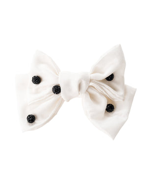 Brynn Pave Dot Bow Barrette