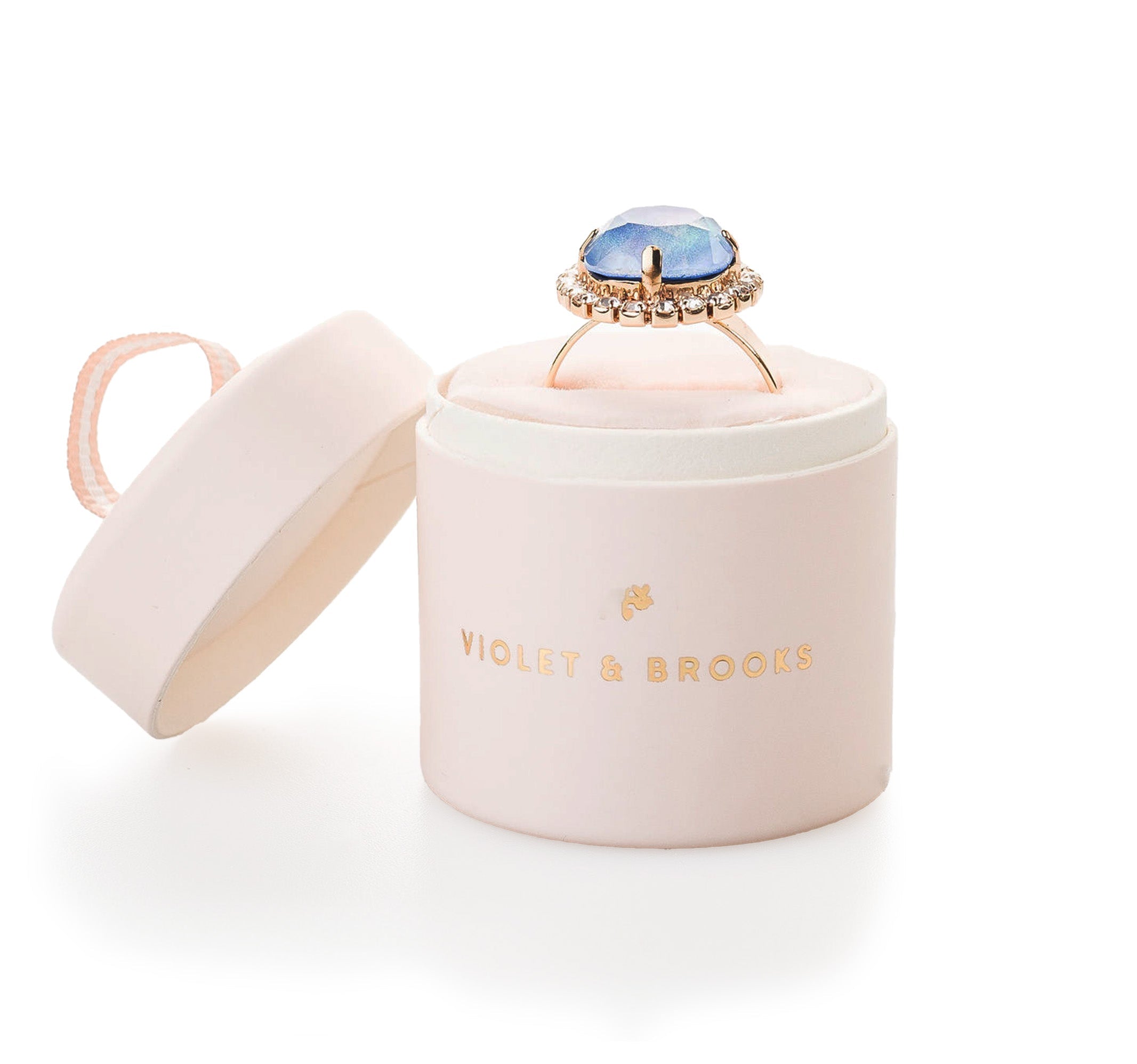 Jayne Crystal Trimmed Ring – VIOLET AND BROOKS