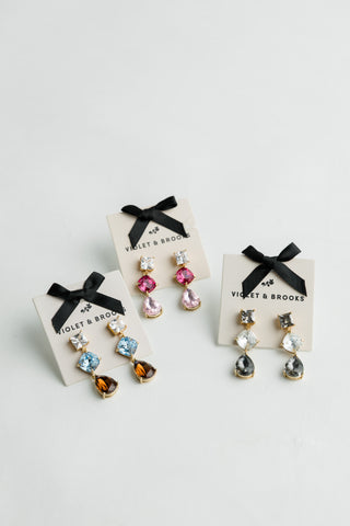 Camille Crystal Drop Earring