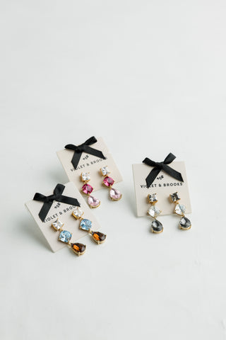 Camille Crystal Drop Earring