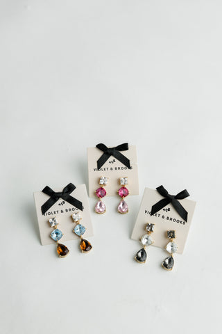 Camille Crystal Drop Earring