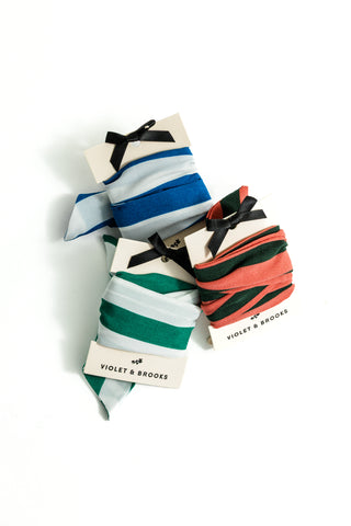 Stripe Skinny Scarf