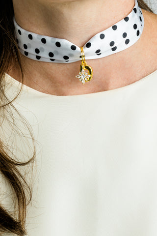 Dot Skinny Scarf