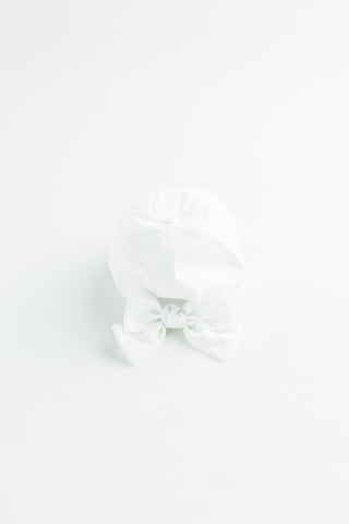 Cotton Dupioni Bow Cap
