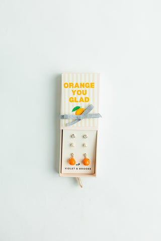 Fabulous Fruit Boxed Earring Trio