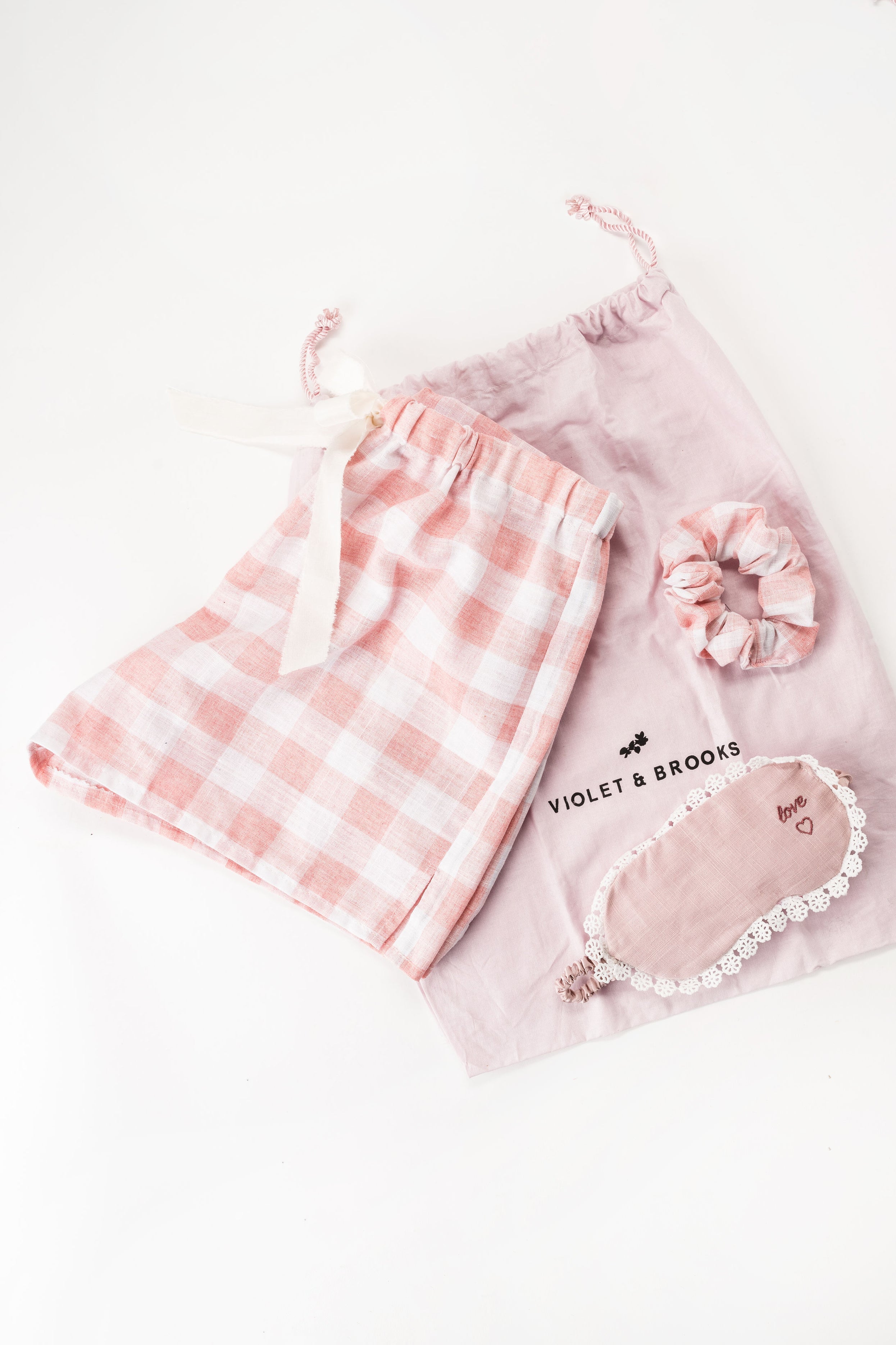 Phoebe Linen Pajama Set