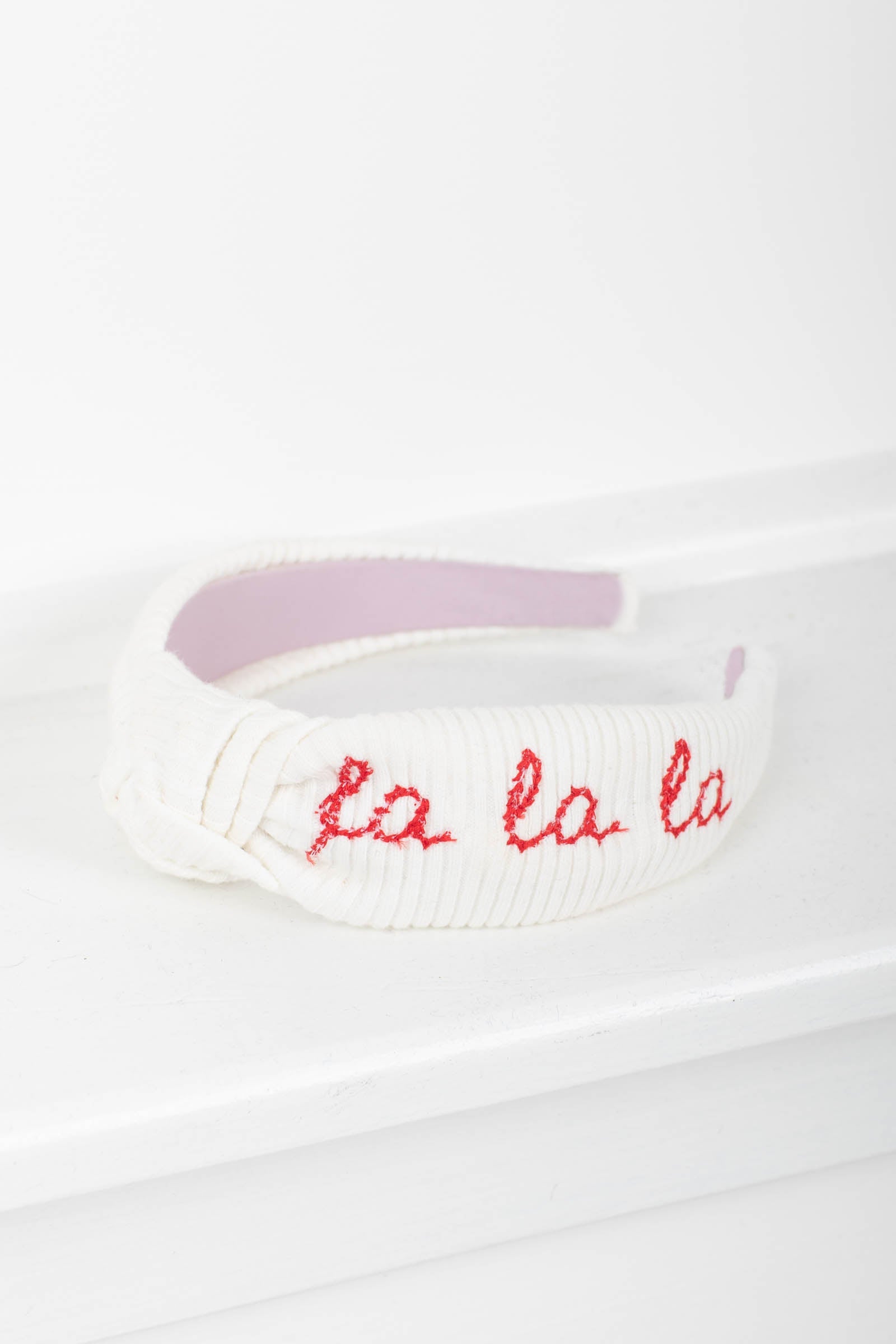 FaLaLa Embroidered Knot Headband