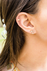 Personalized Pennant Earring Set