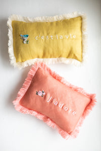 Celeste Petite Embroidered Gifting Pillow