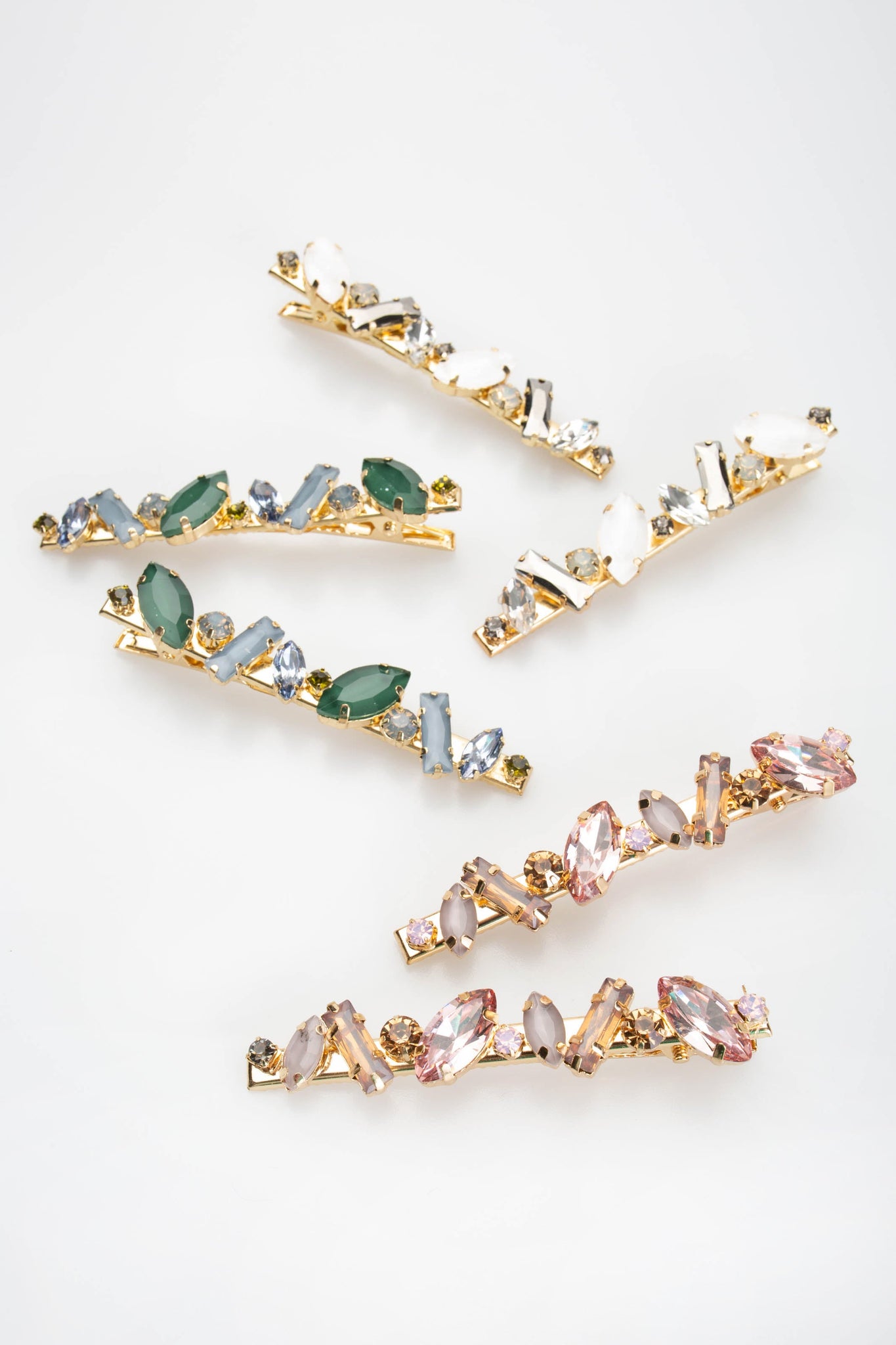 Camille Crystal Clip Pair