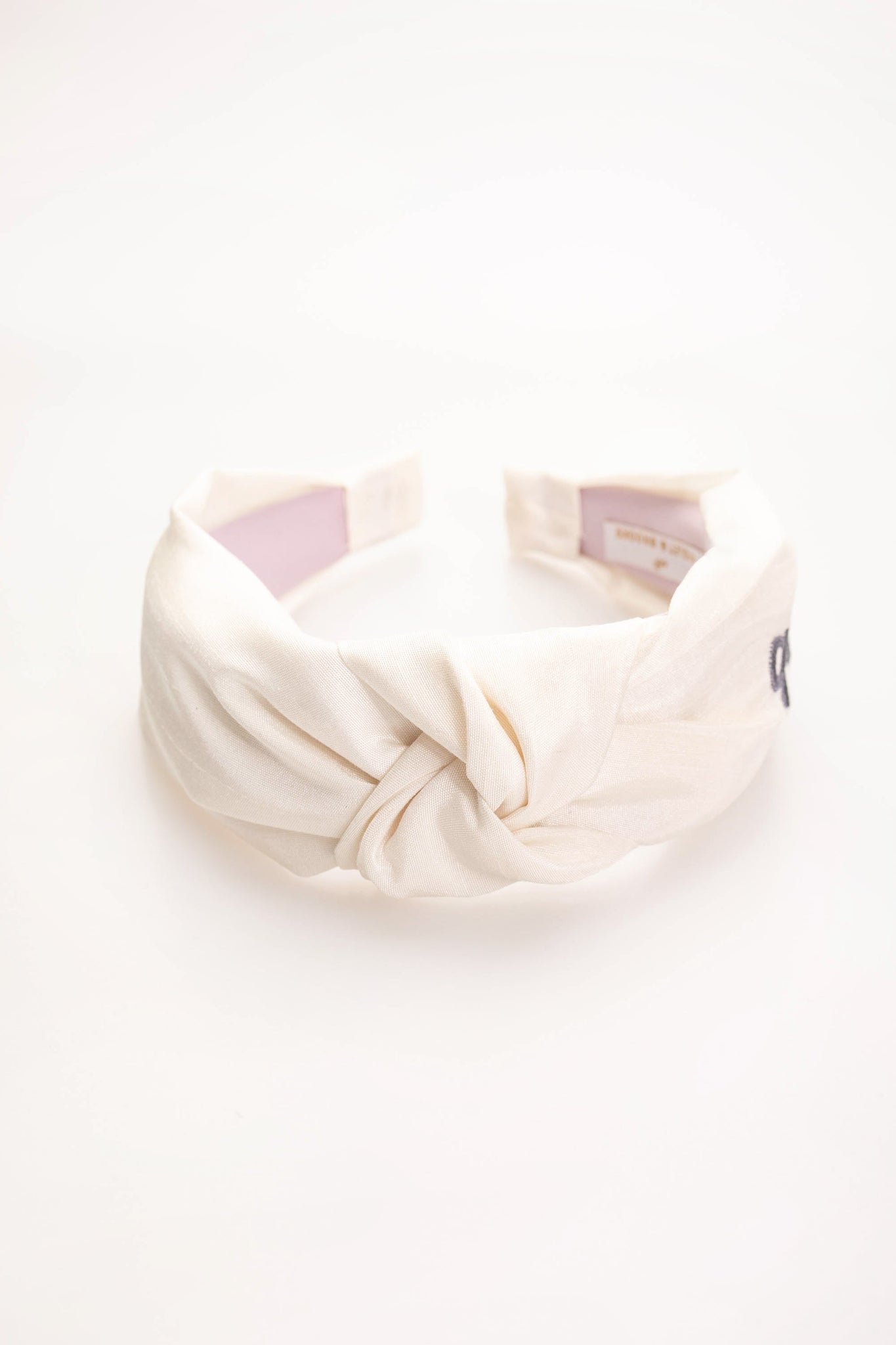 In a Word Silk Embroidered Headband