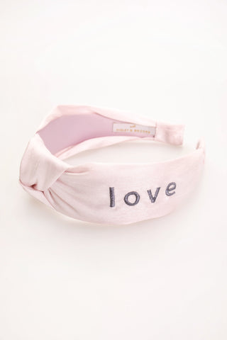 In a Word Embroidered Knot Headband