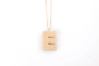 Pearl Initial Necklace