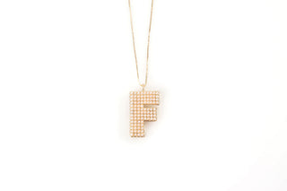 Pearl Initial Necklace