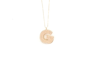 Pearl Initial Necklace