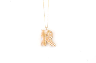 Pearl Initial Necklace