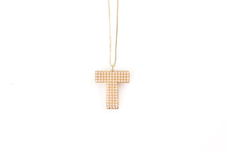 Pearl Initial Necklace