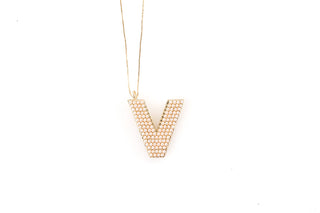 Pearl Initial Necklace