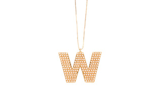Pearl Initial Necklace